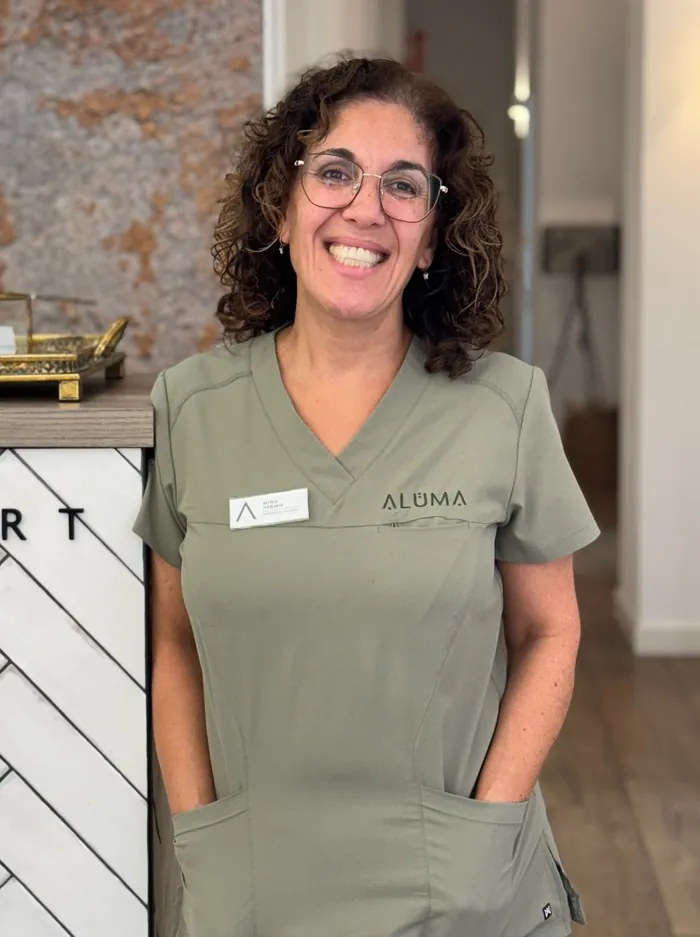 Recepción de Clínica Aluma